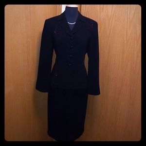 EUC Bergamo Vintage Inspired Skirt Suit